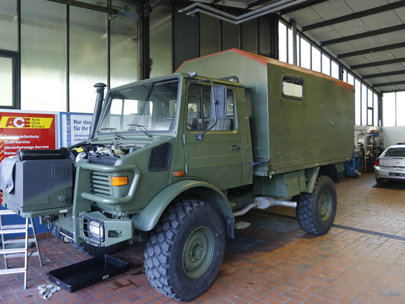 Reparatur Unimog